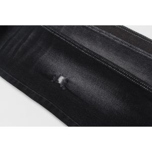 Buy cheap High Elastic 11.5Oz Denim Fabric Black Color With White Backside Roll For Man Jeans from wholesalers