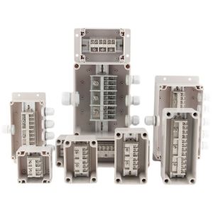 Buy cheap Cable Distribution Junction Box 158*90*60mm Waterproof  Wall Mount With Connectors Assembly Kit from wholesalers