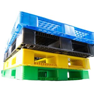 Buy cheap Cold Racking Plastic Shipping Pallets Forklift Plastic Black Pallets from wholesalers