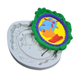 Buy cheap OEM Professional Silicone Baking Molds Para Fondant Woman Shaped from wholesalers