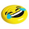 Giant Facial Expression Emoji Island Laugh Cry Inflatable Swimming Pool Float Raft for sale