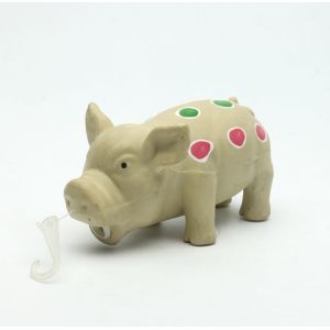 Buy cheap Wholesale Color customize Oinking Latex Squeaky dog toy pig from wholesalers
