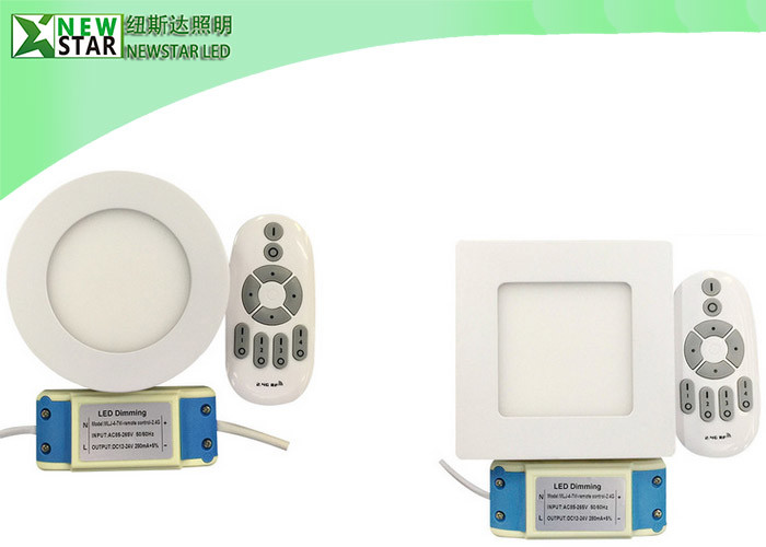 Buy cheap 2.4G 6W flat round cct adjustable dual white double color led panel light led product