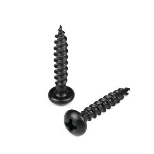Electrical Appliances 16mm Black Round Phillips Chipboard Screw with Harden