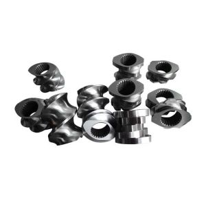 Twin Screw Extruder Segment Screw and Barrel For Plastic Machine