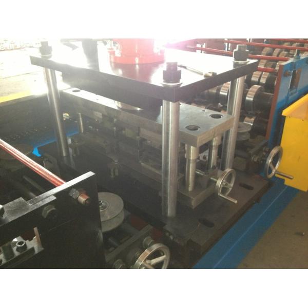 Quality 10 M / Min Metal Fire Damper Roll Forming Equipment With 3 Tons Manual Uncoiler for sale