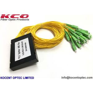 ABS Box Modular PLC Optical Splitter with 2.0mm Cable and High Stability for Low
