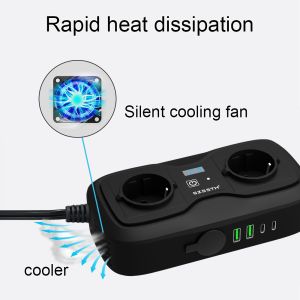 Buy cheap Car Power Inverter 200W, 12V to 220V/240V AC Converter, Dual AC Outlets and Dual USB Ports for Car Charging from wholesalers