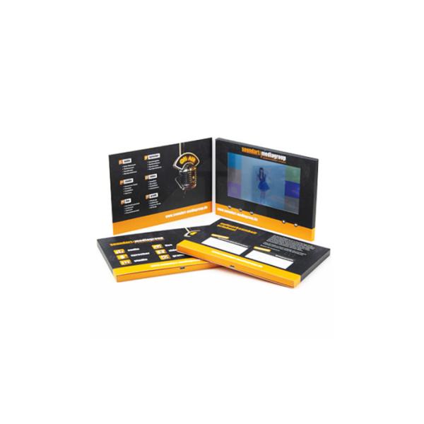Buy cheap 5 Inch Advertising Digital Video Booklet Presentation Printed Video Cards from wholesalers