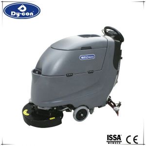 Buy cheap Cable Type Epoxy Single-Brush Floor Scrubber with 510mm Brush Dia 850mm Squeegee Width and 55L Solution Tank for Warehouse Cleaning from wholesalers