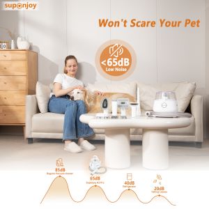 Low Noise Pet Dog Grooming Kit with Vacuum Tools and Dog Brush Set N.W/G.W. 2