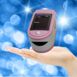 Buy cheap Pink Finger Tip Pulse Oximeter Integrated With Spo2 Probe And Processing Display Module from wholesalers