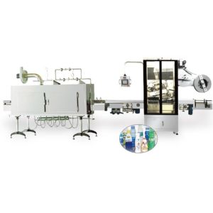 Buy cheap Inserting Sleeve Automatic Labeling Machine Energy Saving AC220V 60Hz from wholesalers