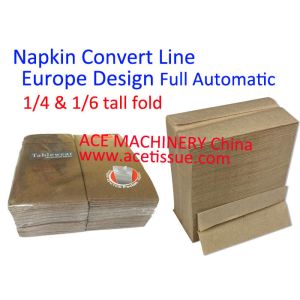 Serviette Paper Making Machine With Auto Transfer To Packaging Machine