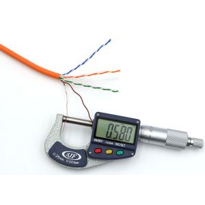 Buy cheap 4 Pairs UTP Cat6 Lan Cable / Solid Bare Copper Electronic cat6 cable 1000ft orange Lszh from wholesalers