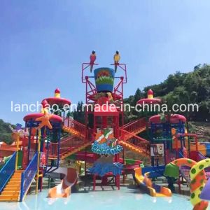 Buy cheap Amazon Style Splash Water Playground  House Equipment With Spiral Slide product