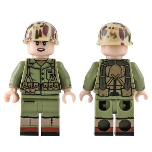 Buy cheap WW2 U.S army combat action figures soldiers with military figures weapons and accessories building blocks from wholesalers
