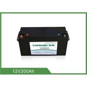 Powerful Reliable 12V200AH Lithium Iron Phosphate Battery , with Smart