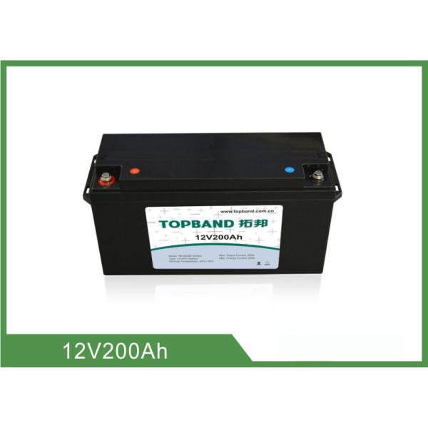 Powerful Reliable 12V200AH Lithium Iron Phosphate Battery , with Smart
