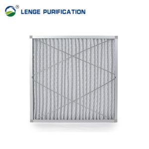 Buy cheap G4 Galvanized Sheet Pleated Panel Filter With Folding And Duck Rack Frame from wholesalers