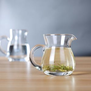 Buy cheap 4oz Handmade 120ml Small Glass Pitcher With Handle from wholesalers