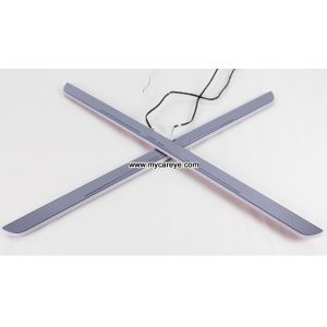 Buy cheap Audi Q3 Q7 car accessories upgrade new led door moving scuff plate lights from wholesalers