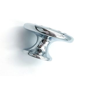 Cut Face Purple Crystal Drawer Handles And Knobs , Zinc Cupboard Knobs Glass