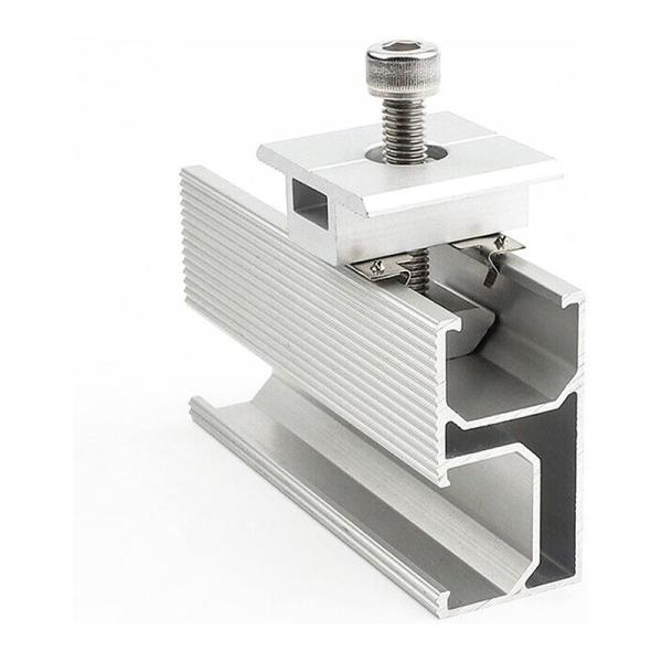 Buy cheap Sleek Solar Panel Mid Clamp Custom Solar Panel Clips installation from wholesalers