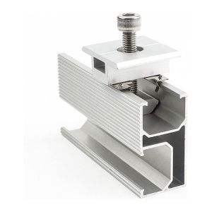 Buy cheap Sleek Solar Panel Mid Clamp Custom Solar Panel Clips installation from wholesalers