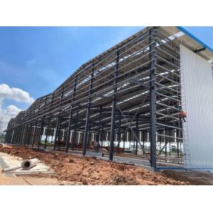 Buy cheap H Beam D20 Steel Structure Warehouse With Office And Awning from wholesalers
