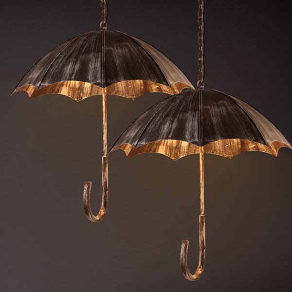 Buy cheap Retro creative umbrella lamp wind industrial loft do the old wrought iron chandelier（WH-VP-148) from wholesalers