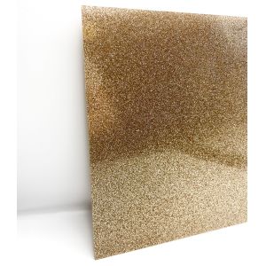 Buy cheap Anti - Bacterium Gold Glitter Cast Acrylic Sheet For DIY Earrings Crafts from wholesalers