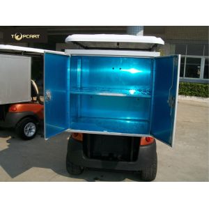 Electric Golf Buggy 2 Seater Golf Carts with Aluminum Sealing Layer 2 Containers