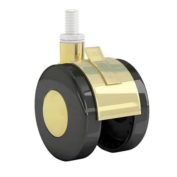 Buy cheap 2 Inch Computer Table Chair Caster Wheels With Brake Threaded Stem from wholesalers