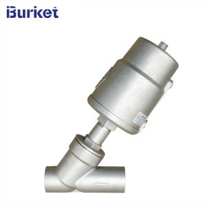 ss304 PN16 235psi Pneumatic Sanitary Thread Ends Right Angle Seat Valve With