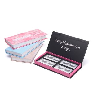 Buy cheap Luxury Printed Eyelash Packing Boxes With Magnetic Closure custom design from wholesalers