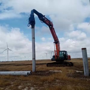 Buy cheap Versatile Pile Driver: High-Efficiency Installation for Solar & Crane Projects from wholesalers