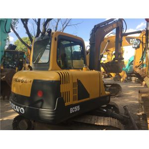 Buy cheap 5T weight Used Crawler Midi Excavator Volvo EC55 with Original Paint from wholesalers