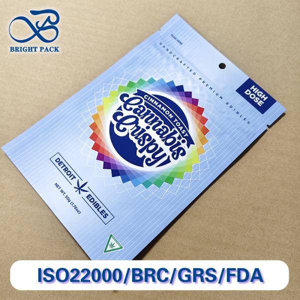 Buy cheap Certified Child Resistant Bags Multi-Layer Composite Packaging with Tamper-Proof Seal Custom Sizes Thickness Printing CPSC ISO for Pharma from wholesalers