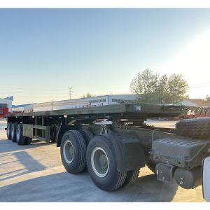 40ft Flatbed Semi Trailer With Container Twist Locks