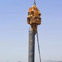 Buy cheap ISO9001 Foundation Electric Pile Driver Vibro Hammer from wholesalers