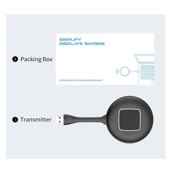 Quality USB transmitter HDMi Receiver Box Wireless 1080P 60Hz 300Mbps ISO for sale