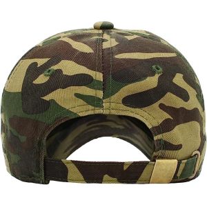 Buy cheap Profile Hat Baseball Cap Outdoor Camouflage Fishing Cap, Dad Hat Adjustable Unconstructed Plain Cap from wholesalers