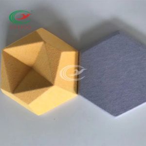 Buy cheap Lightweight 3D Hexagon Acoustic Panels Fireproof Polyester Fiber from wholesalers