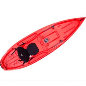 Custom Color Skegged Flat Bottom Kayak Sit On Top 12 Feet With Rear Tankwell