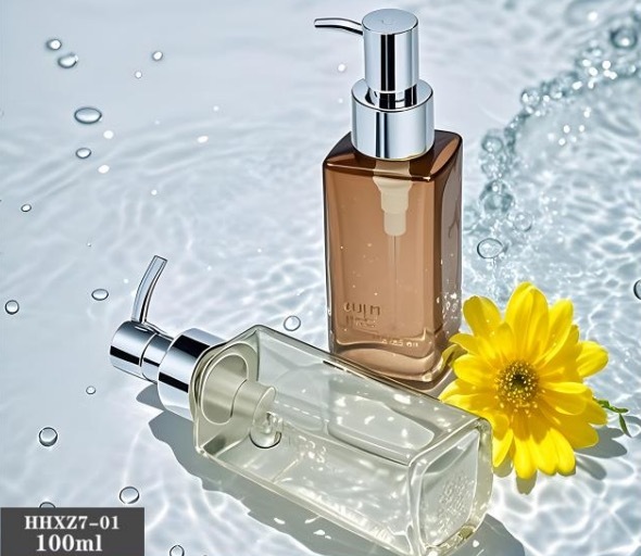 Customized Plastic Bottles Square 100ml PET Bottle