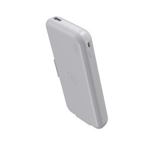 PD18W Wireless Power Bank With Inbuilt Iphone Cable Qi Certified 10W Fast