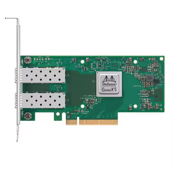 Buy cheap New NVIDIA Mellanox ConnectX-5 MCX512A-ACUT Dual-Port 100GbE NIC PCIe Gen4 750ns Latency NVMeoF Offload Cloud/Storage Ready from wholesalers