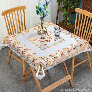Buy cheap Waterproof PVC Tablecloth Linen Table Cover Roll Napperon with and Customized Pattern from wholesalers