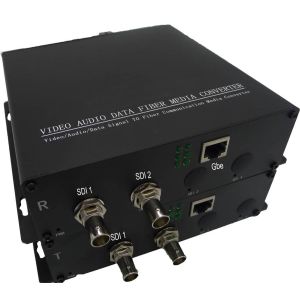 Buy cheap HD/3G-SDI to fiber extender with Gigabit network ,3G/HD-SDI video with 10/100/1000 Ethernet to fiber transmitter and rec from wholesalers